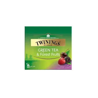 Twinings Green Tea & Forest Fruits Tea Bag, 50 Count