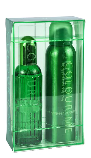 Colour Me Perfume 100Ml+150Ml Green Body Spray