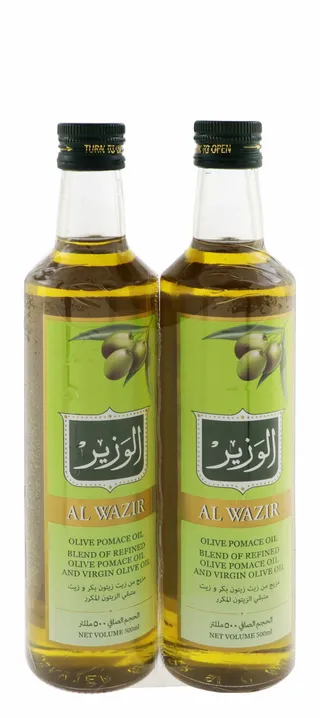 الوزير زيت زيتون بوميس, 2x500ml
