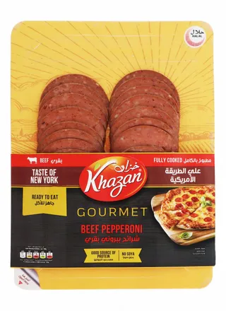 Khazan Sliced Beef Pepperoni 250g