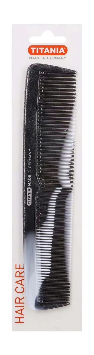 Titania Black Marble Hair Comb 1809/4