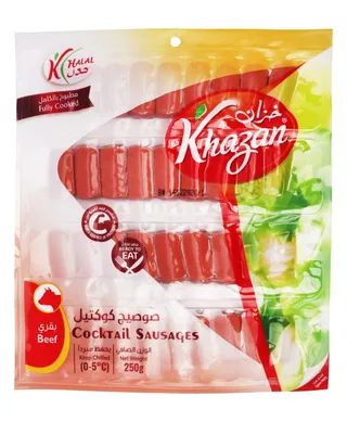 Khazan Beef Cocktail Sausages 250g