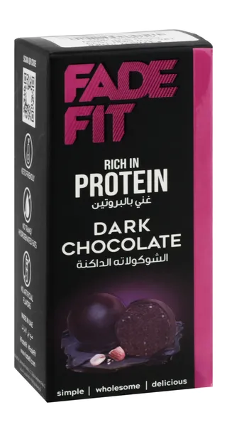 Fade Fit Dark Chocolate Protein Ball Snack, 30g