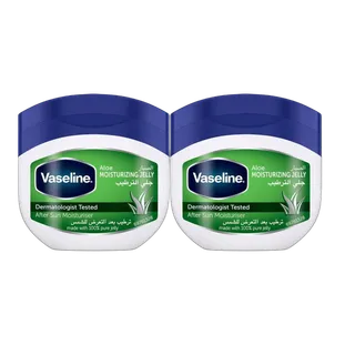 Vaseline Aloe Fresh Moisturizing Petroleum Jelly, 2x250ml