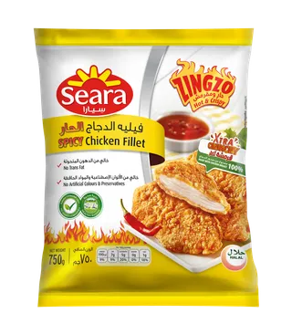 Seara Frozen Spicy Chicken Fillet, 750g