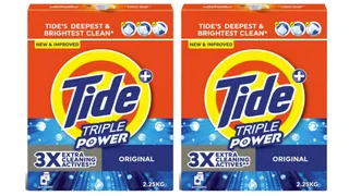 TIDE Low Sud Original Detergent, 2x2.25kg