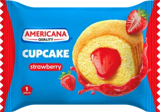 Americana Strawberry Cupcake, 18x28g