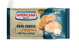 Americana Soft Feta Cheese Croissant Trans Fat Free, 8x65g