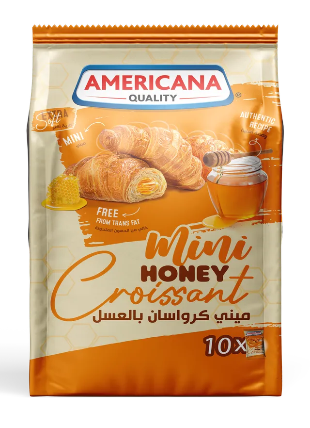 امريكانا ميني كرواسان بالعسل 10 × 22 جم