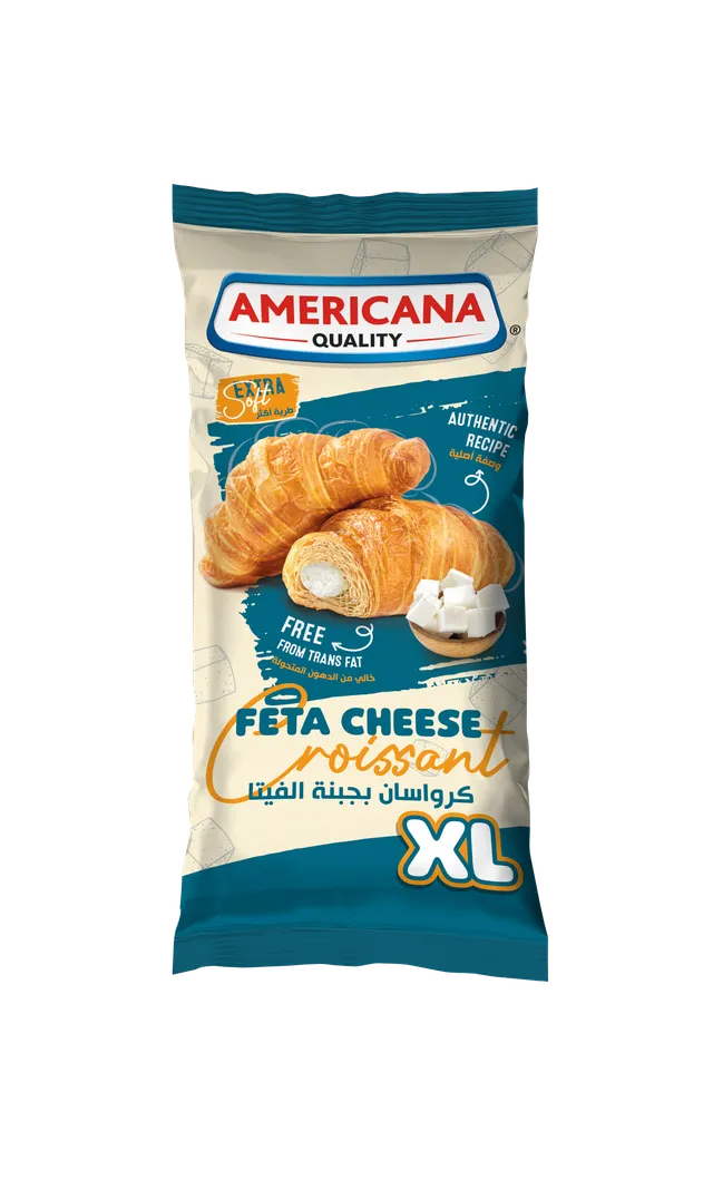Americana Soft Xl Feta Cheese Croissant Trans Fat Free, 100g