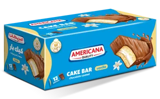 Americana Chocolate Coated Vanilla Cake Bar, 12x35g