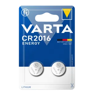 Varta Lithium Coin CR2016, 2 Pieces