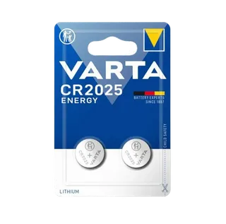 Varta Lithium Coin CR2025, 2 Pieces
