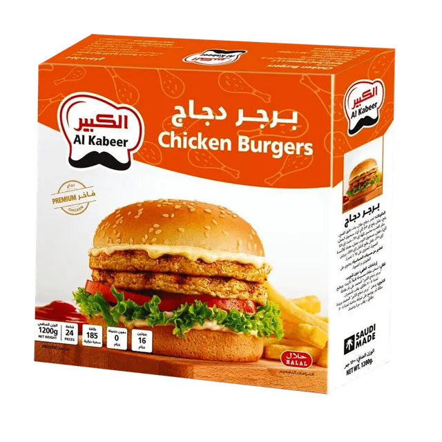 الكبير برجر دجاج مجمد 24 Pieces, 1200g