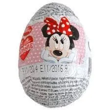 Zaini Disney/ Lol Suprise Milk Chocolate Egg, 20g