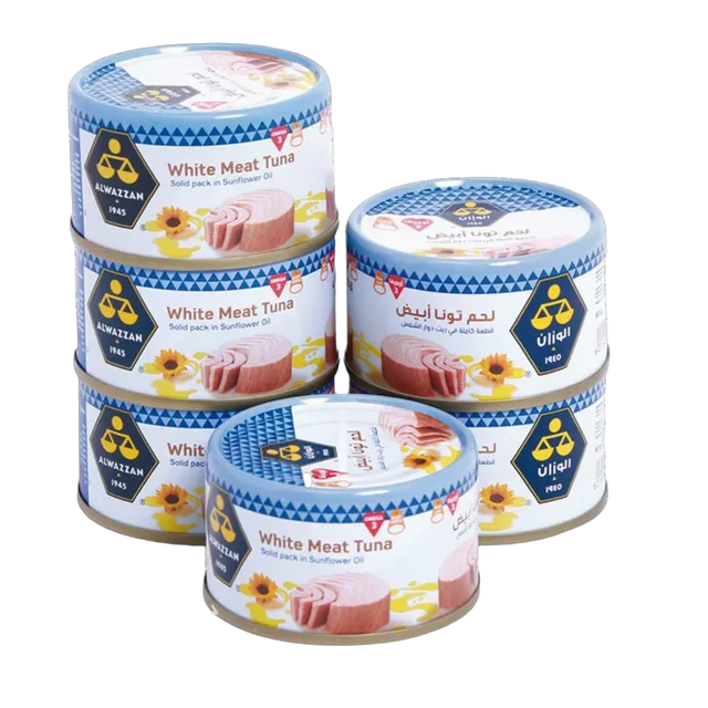 Al Wazzan Easy Open White Meat Tuna 6 pcs x 90 g