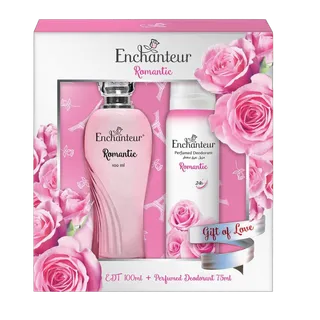 Enchanteur Romantic Edt 100ml + Perfumed Deodorant, 75ml