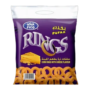 فيكو بفك رينجز بالجبنة، 18x20جم