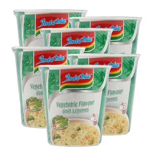 Indomie Vegetable Instant Cup Noodles, 12x62g