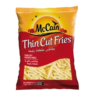 McCain Shoestring Cut Potato Fries, 6x6mm, 2.5kg