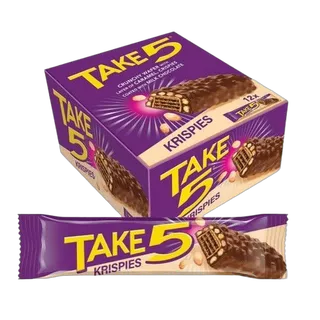 Take5 Krispies Chocolate 12X28G