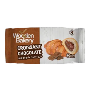 Wooden Bakery Chocolate Croissant Family Pack 6x65g