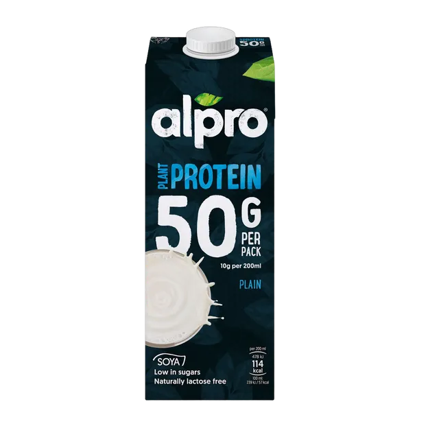 Alpro Plant Protein Plain Soya Drink, 1L