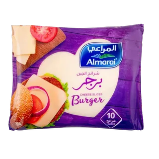 Almarai Full Fat Processed Cheddar Burger Cheese