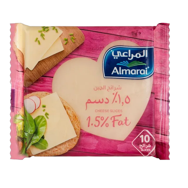 Almarai 1.5% Fat Cheese Slices, 200g