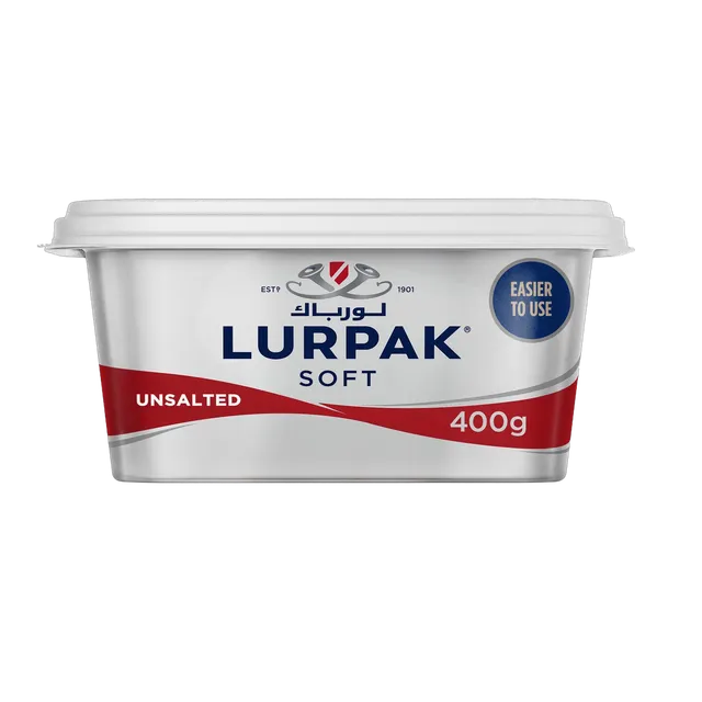 Lurpak Soft Unsalted Butter, 400g