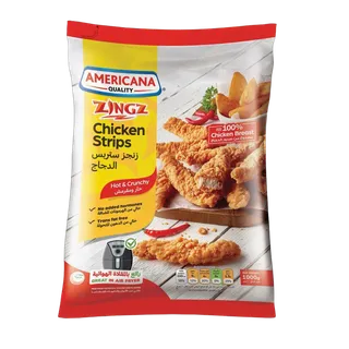 AMERICANA CHICKEN STRIPS SPICY BAG 1 KG