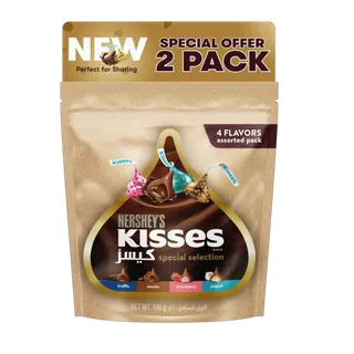 Hershey's Kisses Assorted Special Selection Chocolate, 2x100g