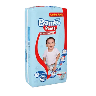 Sanita Bambi XL Baby Diaper Pants Size 5 (12-18kg), 44 Pieces
