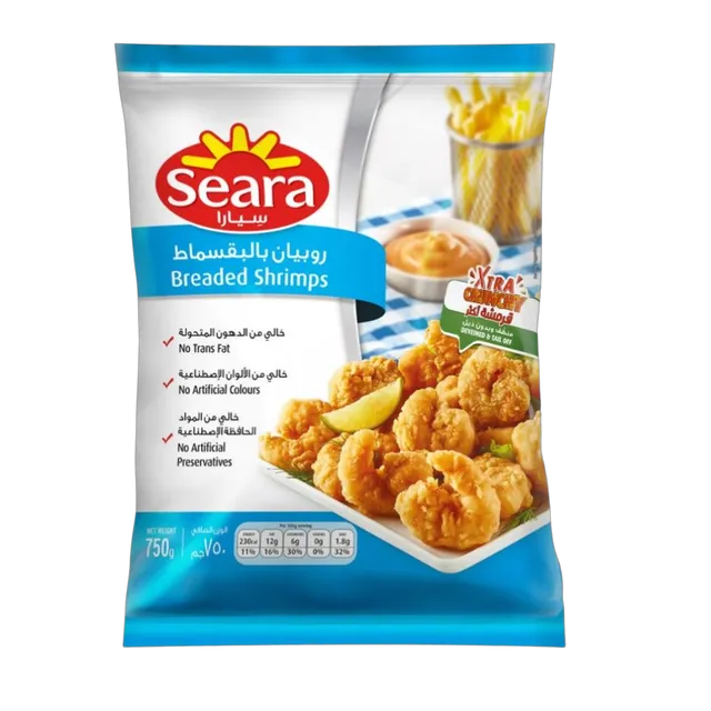 Seara Breaded Shrimps, 750g