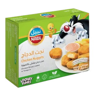 Nabil Chicken Nuggets Tempura Looney Tunes, 400g