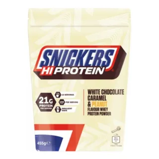 Snickers Hi Protein White Chocolate Caramel & Peanut Whey, 455g