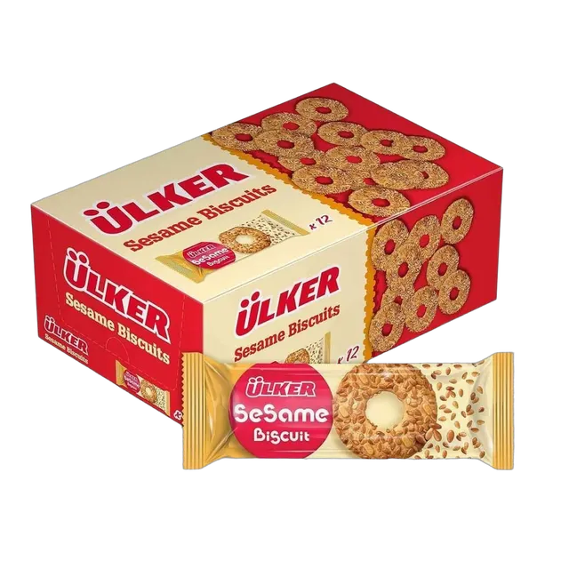 Ulker Sesame Biscuit 12x58g