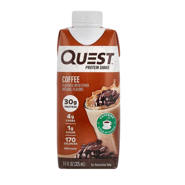 Quest Coffee Flavor Protein Shake 325ml