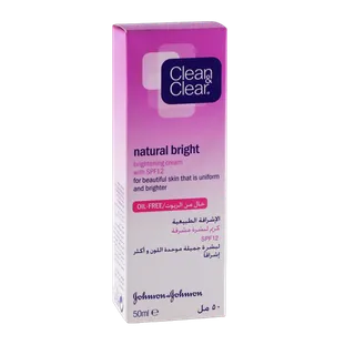 Clean & Clear Natural Brightening Cream SPF12
