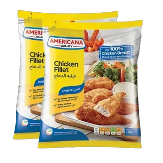 Americana Breaded Chicken Fillet, 2x750g