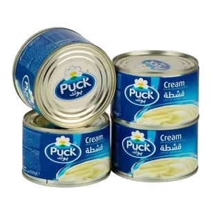 Puck Sterilized Cream Plain 4X160G
