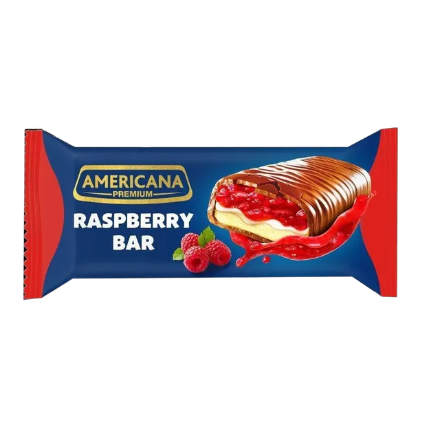 Americana Cake Bar Raspberry, 35g