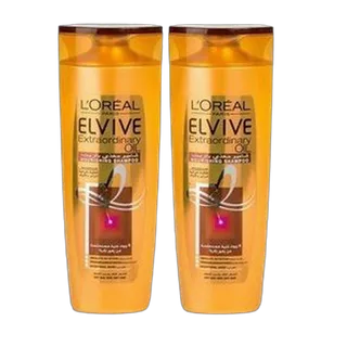 L'Oreal Paris Elvive Oil Shampoo Normal/Dry Hair, 2 x 400ml