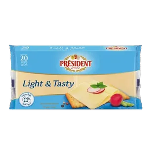 President Light Cheese Slices 400 g