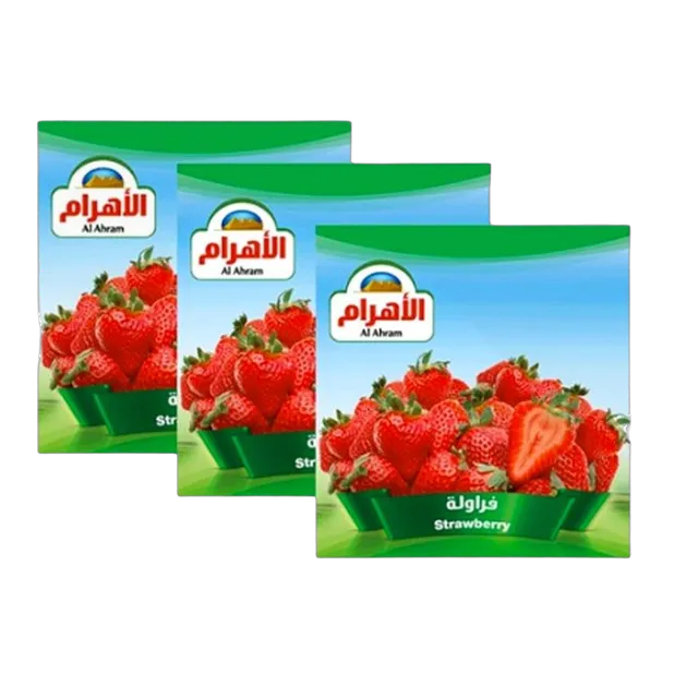 الأهرام فراولة، 3×400 جم