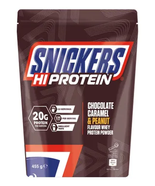 Snickers Chocolate Caramel & Peanut Protein Powder, 455g
