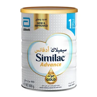Similac Advance Gold 1 Infant Formula from Birth to 6 Months, 800g
