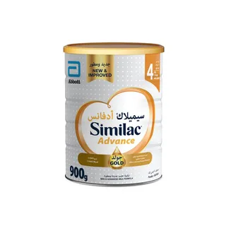 Similac Advance Gold New & Advanced Milk Formula for 3 Years & Above, 900g