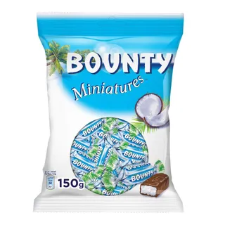 باونتي مينياتشرز كيس شوكولاتة، 150g