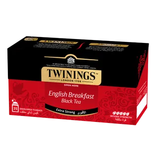 Twinings Extra Strong English Breakfast Tea, 25 Teabags